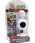 8-In-1 Multi-Function Kitchen Opener With Jar Opener, Bottle Opener, Can Opener And More in packaging, ergonomic non-slip handle