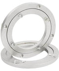 8 Inch Aluminum Lazy Susan Turntable Bearing, Heavy Duty Circular Swivel Base with Smooth Silent Rotation for dining tables.