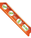 8 Inch Billet Magnetic Torpedo Level With V Groove For Precise 0 30 45 90 Degree Readings Tapered Nose High Visibility Orange Body