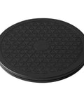8 Inch Lazy Susan Turntable Organizer, Premium Heavy Duty Black Rotating Swivel Stand with Steel Ball Bearings, Smooth 360 Rotation