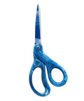 All Purpose 8 Inch Heavy Duty Scissors For Office Crafting And DIY Projects Cutting Paper Fabric Stainless Steel With Ergonomic Comfort Grip Gradient Blue