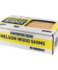 Box of 8 Inch Cedar Wood Shims 56 Pieces Per Box 120 Contractor Boxes Tapered From 3/8 To 1/16 Inch