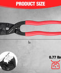 8 Inch Nail Puller Pliers With High Leverage End Cutting Jaws Ergonomic Handles And Durable CR V Steel Construction