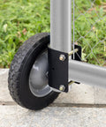 8 Inch Heavy Duty Gate Wheels For Metal Tube Gates And Fence Gates Side Mount Gate Wheel Helper With Sturdy Rubber Wheel