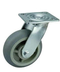 ✝️ 8" inch heavy duty caster wheel 661 lbs - pp core - tpr - top plate mount built for smooth motion, steady alignment