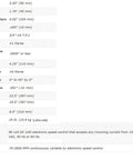 Specifications table for 8 Inch Lathe With The B Package For Precision Small Parts Turning 4000B Inch Version, showing technical details.