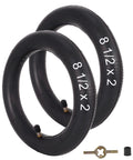 8.5 Inch Scooter Inner Tubes, 8 1/2x2 Scooter Tube Replacement Compatible with Gotrax Gxl V2/ M365/Pro 2/1s, set of two tubes and accessories