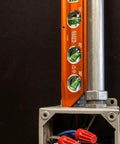 8 Inch Billet Magnetic Torpedo Level With V Groove For Precise 0 30 45 90 Degree Readings Tapered Nose High Visibility Orange Body