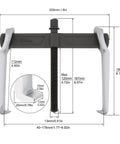 Heavy Duty 8 Inch Two Jaw Gear Puller With Reversible Claws For Internal And External Bearing And Pulley Removal