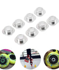 8-Pack Inline Skate Bearing Spacers For 8mm Axles Aluminum Wheel Center Spacers For Men And Women Outdoor Skating Durable Replacement Bushings For Smooth Rolling