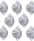 8 Pack 1 Inch Ball Transfer Bearings For Smooth 360 Degree Rotation And Heavy Duty Handling On Roller Stands Conveyors Transfer Equipment