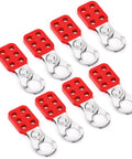 Eight 8 Pack Lockout Tagout Hasp With Extended Jaw Tamperproof Stainless Steel LOTO Hasp Fits Up To 6 Padlocks