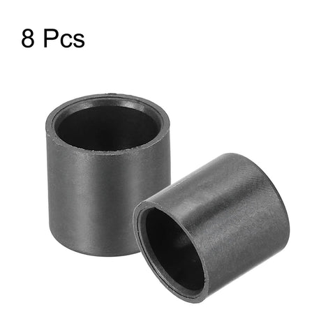 8 Pack POM Sleeve Bearings Plastic Bushings ID 8mm OD 10mm Length 10mm Self Lubricating Oilless Black Bushing