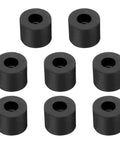8 Piece Rubber Anti Vibration Foot Pad Bumper Set With 0.8 Inch Outer Diameter And 0.2 Inch Inner Diameter Neoprene Bushings Spacer For Air Compressors Machinery Generators Cars Noise Reduction And Vibration Dampening Black