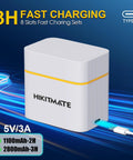 AA And AAA NiMH 2800mAh Rechargeable Batteries Bundle With 8 Slot Type C Charger shown with fast charging feature