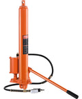 Heavy Duty 8 Ton Hydraulic Long Ram Jack For Engine Hoists With Air Pump And Clevis Base Cylinder VEVOR engine lift orange steel
