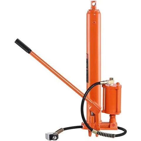 Heavy Duty 8 Ton Hydraulic Long Ram Jack For Engine Hoists With Air Pump And Clevis Base Cylinder VEVOR Engine Lift