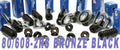 80 608B-2RS Skateboard/Inline Skate/Rollerblade/Hockey/Fidget Spinner Black Bearings Bronze Cage - VXB Ball Bearings