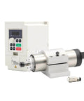 CNC Air Cooled Spindle Motor 800W ER11 With 4 Bearings 65mm Shaft Includes 1.5kW VFD Inverter And 65mm Bracket 110V ready for milling