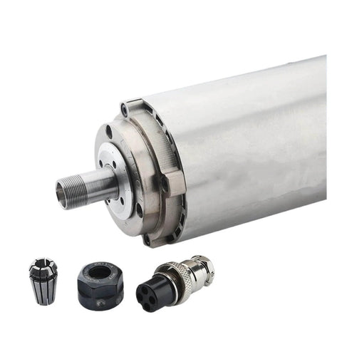 800W CNC Spindle For Hobbyists And Pros, 220V And 380V Circular Air Cooled ER11 65mm, Four Bearing High Speed Spindle components