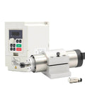 800W ER11 Air Cooled Spindle Motor with 65mm Mount, 1.5kW VFD Inverter, 4 Bearing Build for CNC Routers and Mini Milling Machines