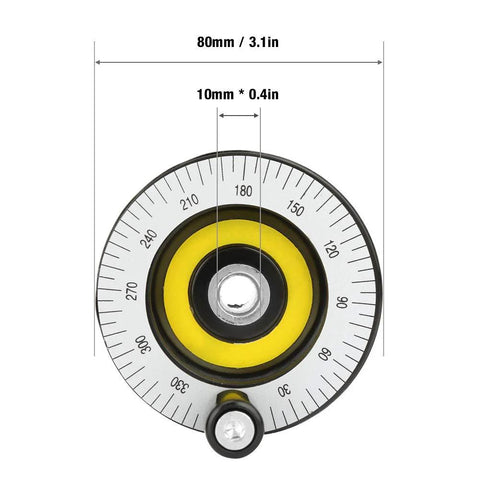 80mm Lathe Handwheel With Handle Replacement for Lathes and Milling Machines showing diameter and bore size