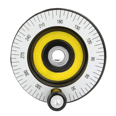 80mm Lathe Handwheel With Handle Replacement For Lathes And Milling Machines, top view showing measurement markings and center hole