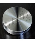 80mm Lazy Susan Aluminum Bearing for Glass Turntable on a dark surface.