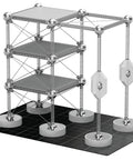 Structural Kit 2 Magnetic Modular System For Engineering And Architecture Education With 145 Pieces model of beams and columns.