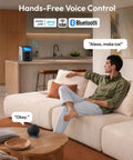 Fresh Freeze Countertop Nugget Ice Maker Yields 42 Lbs Soft Sonic Pebble Ice In Minutes With Smart App Alexa Hookup in a modern kitchen.