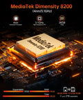 MediaTek Dimensity 8200 chip showcasing advanced processing power for Badass Rugged Smartphone With 5G And Knockout 23800mAh Battery Running Android 15.
