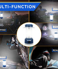 Rechargeable LED Camping Lantern With Beast 2000 Lumen Brightness 360 Degree Beam for multi-function outdoor activities