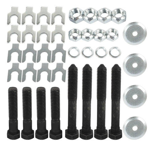 Upper And Lower Control Arm Bolt Kit With Nuts For Classic GM A Body Cars Including Camaro Chevelle Nova Firebird GTO Lemans Tempest Skylark El Camino 1964 Through 1974 Perfect Fit For Restorations And Performance Upgrades