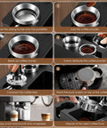 Pro Level 54MM Espresso Bar Setup Knock Box Tamping Station Precision Tamper WDT Tool Dosing Funnel step-by-step guide
