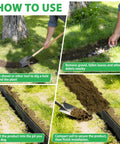 Heavy Duty Bamboo Tree Root Barrier 20ft Long 24in Deep 60mil Thick Weed Blocker installation instructions.