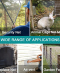 Built To Last 20 Mesh Stainless Steel Window Screen Mesh Roll 16 By 80 Inches 0.3mm Wire Diameter With 1mm Openings cat proof and rodent safe applications including security net, animal cage net mesh, and garden fence.