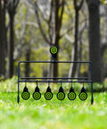 Six Target Air Gun Resetting Target For 22 And 177 Caliber Pellets And BBs Tough As Nails Steel Build Compact Weather Ready Practice Set outdoors