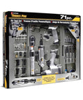 Beefed-Up 71-Piece Pneumatic Air Tool Kit With 1/2 Inch Impact Wrench, 3/8 Inch Ratchet, Air Hammer, Die Grinder, Hose Fittings, And Storage