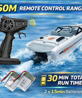Jet Propulsion RC Boat With Brushless Motor For Beginners A Mini Yacht Style Remote Control Boat For Kids Waterproof Electric Boat