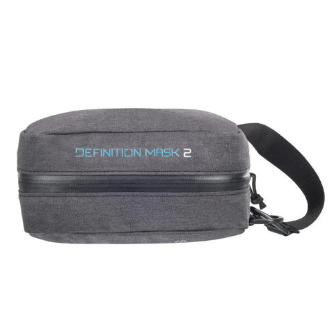 Definition Mask 2 Dive Bag For Scuba Gear With Recycled Two Tone Gray Fabric And Blue Accents Rainproof YKK Zipper