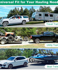 Rugged Bolt On Spare Tire Carrier for 15 and 16 Inch Wheels on travel, utility, and boat trailers with vehicles towing.