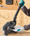 Heavy Duty 6 Inch Sheet Metal Shear With Extended Handle For Clean Cuts In Steel Copper Aluminum Manual Mounting Cutter
