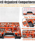 All Purpose 185 Piece Stainless Steel Hose Clamps Kit With 8 Sizes organized in compartmental box