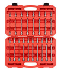 3/8 Inch Drive Hex Socket Set, 36-Piece With Inch And Metric Hex Bits And Long Sockets, Includes 1/8 To 3/8 In And 3 To 10 Mm, Beefy Chrome Steel