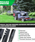 Lawn mower with rigorous testing for 30 Inch Timemaster Mower Blades For Time Master Turfmaster 20120P 20199 20200 21199 21200