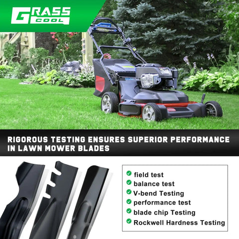 Lawn mower with rigorous testing for 30 Inch Timemaster Mower Blades For Time Master Turfmaster 20120P 20199 20200 21199 21200