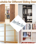 Four Pack Sliding Closet Door Floor Guides For Centering Panels On Tracks And Providing Side Support, Compatible With N 6560, Adjustable