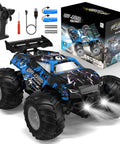 All Terrain Remote Control Car For Kids And Beginners 1:20 Scale Dual Motor RC Truck With LED Lights and 2.4GHz radio packaging