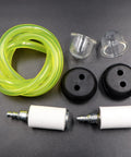 Gas Tank Grommet Rubber Seal Kit for Legend Force 46cc Gas Tiller Cultivator A063001 with grommets, fuel line, filters