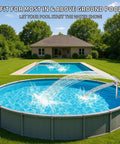 Dual Layer Pool Fountain For Above Ground And Inground Pools With Hyperbolic Water Arcs Delivers 3x Water Volume 2x Cooling Coverage